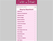 Tablet Screenshot of cardznscrapz.com